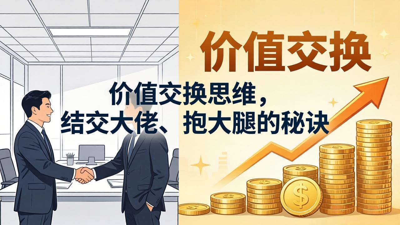 某付费文章：价值交换思维，结交大佬、抱大腿的秘诀-源创文化-轻创终点站