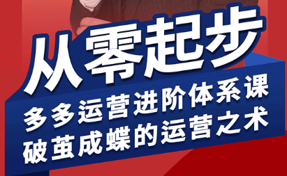 海神·拼多多运营进阶系统课(更新2026)-源创文化-轻创终点站