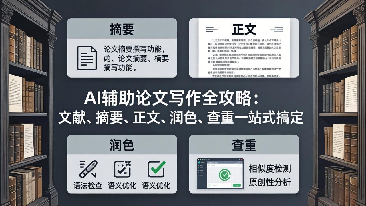 AI辅助论文写作全攻略：文献、摘要、正文、润色、查重一站式搞定-源创文化-轻创终点站