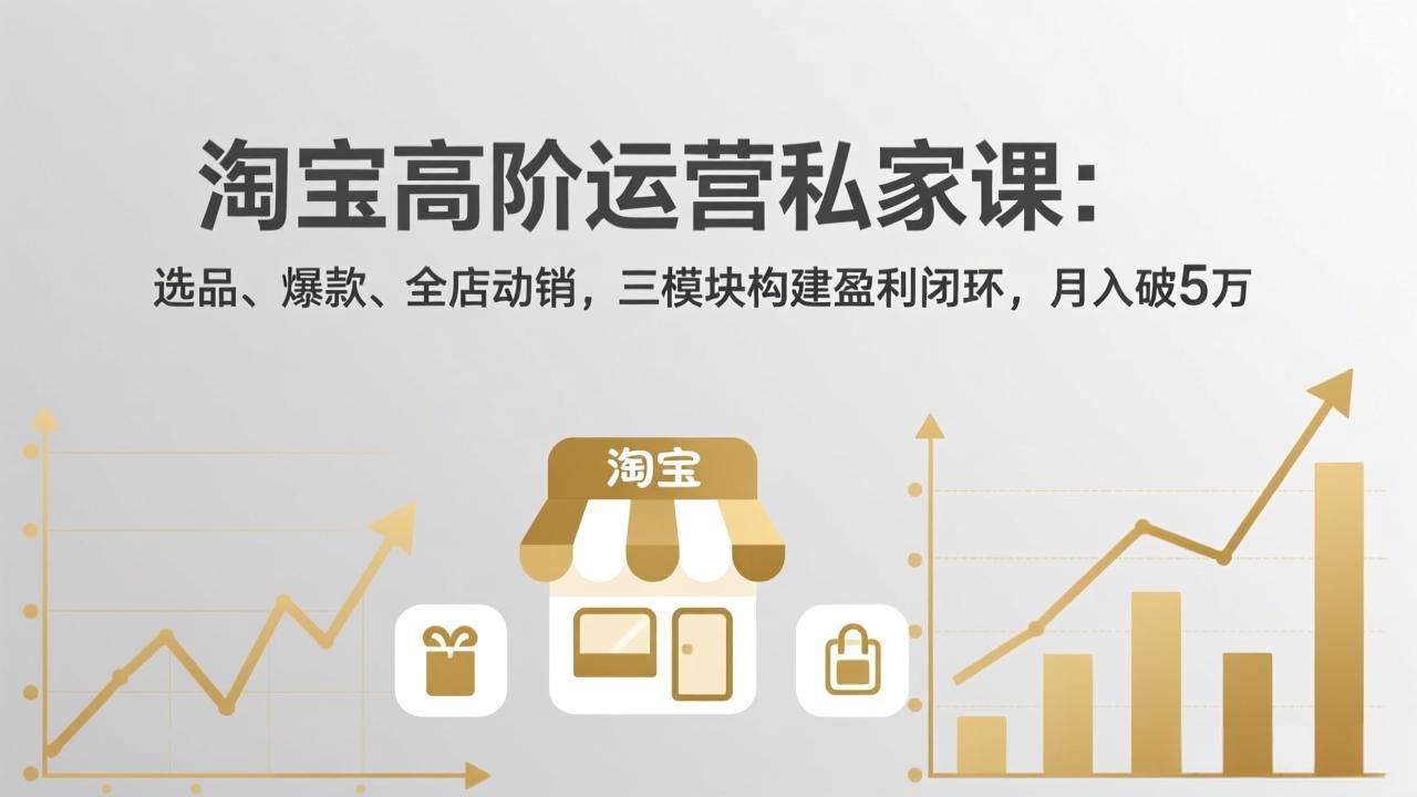 淘宝高阶运营私家课(更新26年4月18-源创文化-轻创终点站