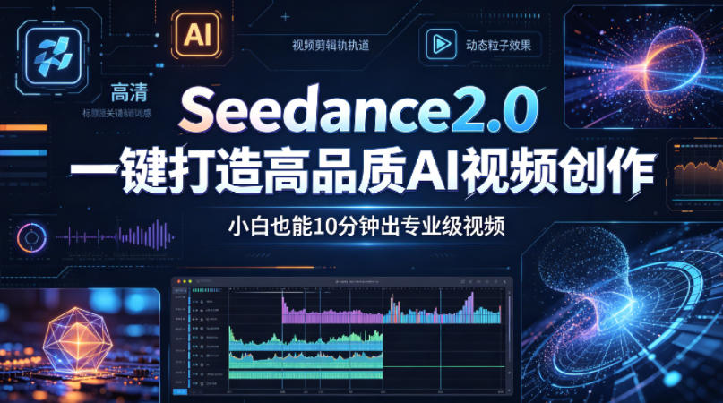 Seedance2.0一键打造高品质AI视频创作，小白也能10分钟出专业级视频-源创文化-轻创终点站