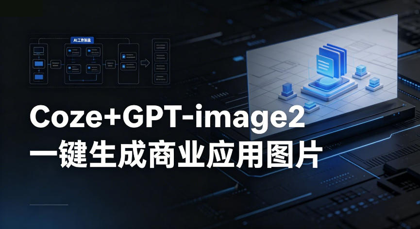 【Coze工作流搭建实操教程】coze+GPT-image2一键生成商业应用图片，全流程保姆级教学-源创文化-轻创终点站