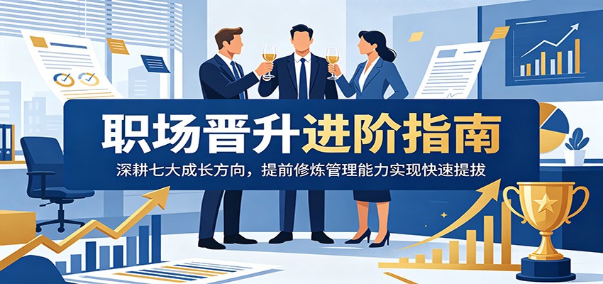 职场晋升进阶指南：深耕七大成长方向，提前修炼管理能力实现快速提拔-源创文化-轻创终点站